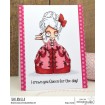 ODDBALL MARIE RUBBER STAMP SET (includes 2 sentiment stamps)